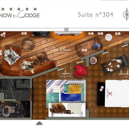 Snow Lodge Hotel Courchevel 1850 Dış mekan fotoğraf