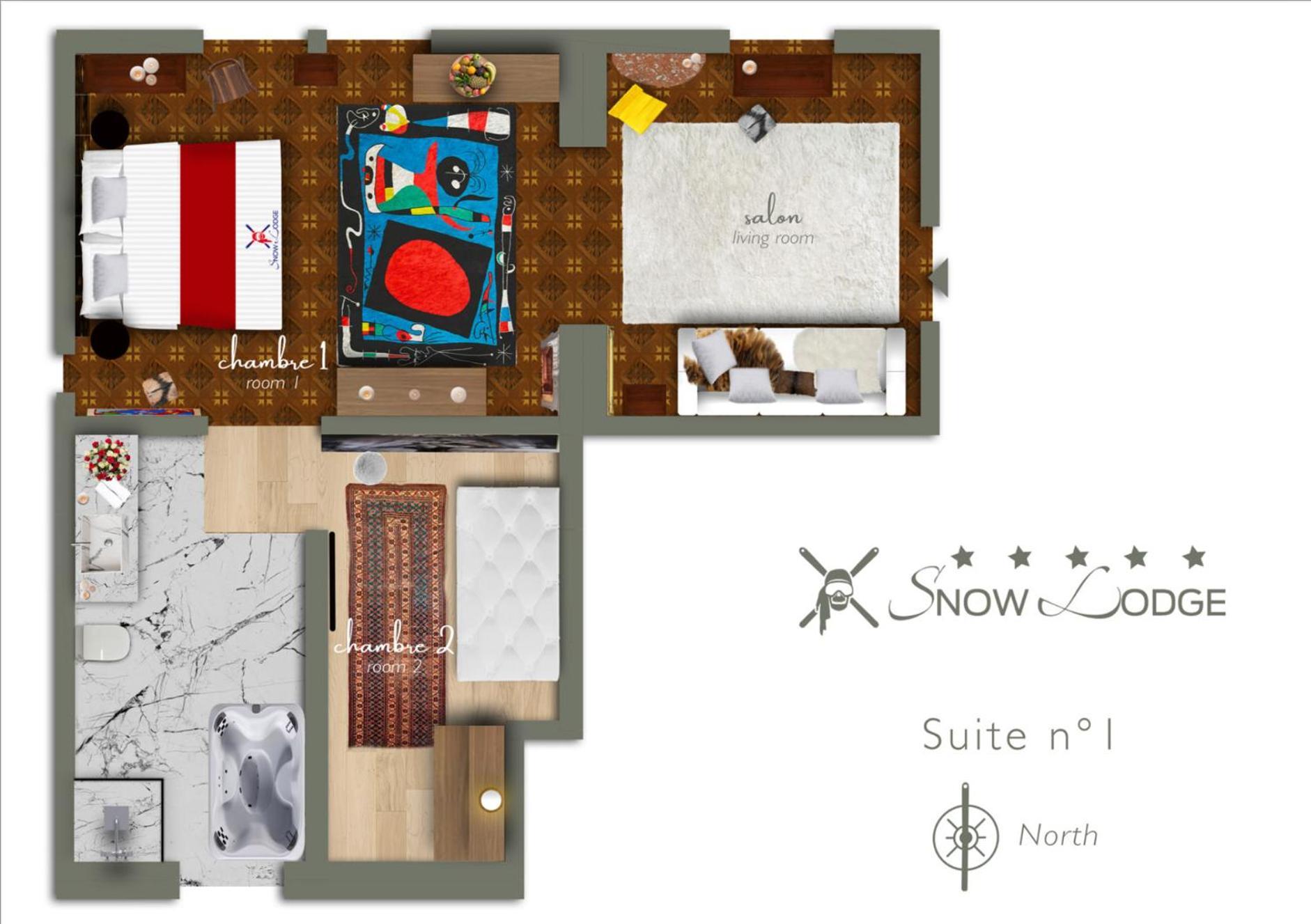 Snow Lodge Hotel Courchevel 1850 Dış mekan fotoğraf