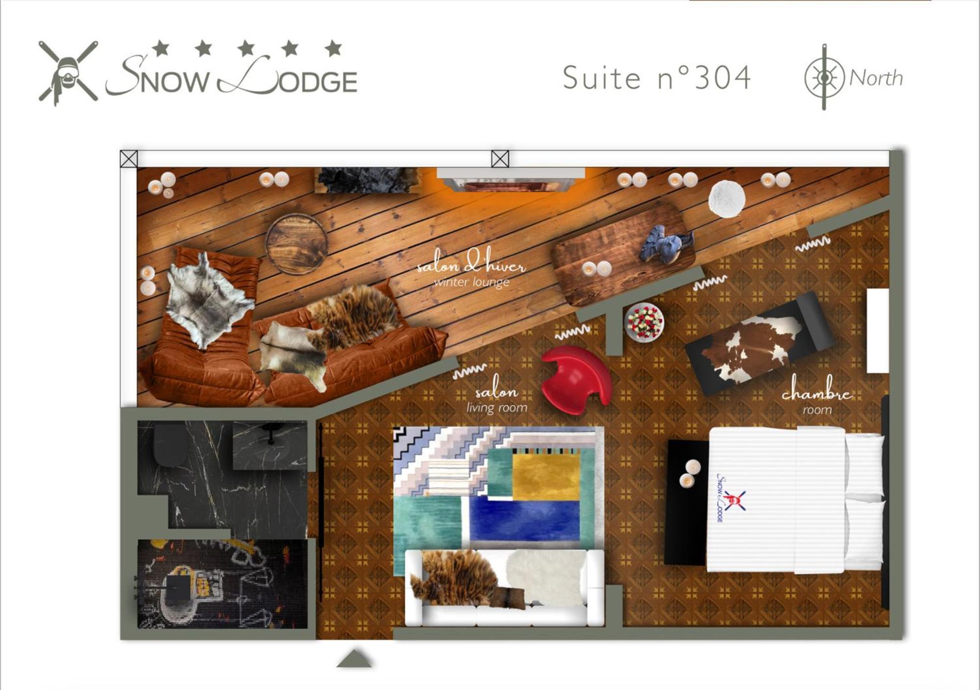 Snow Lodge Hotel Courchevel 1850 Dış mekan fotoğraf