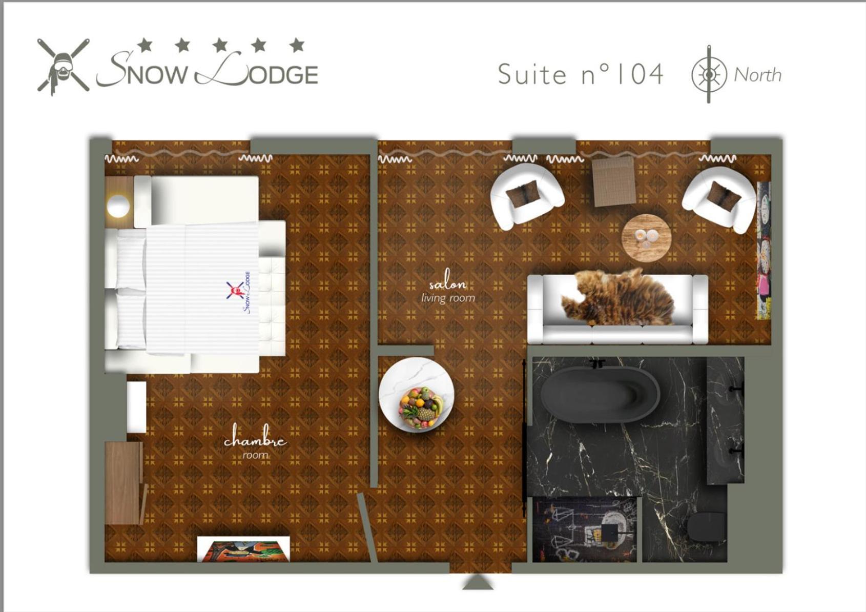 Snow Lodge Hotel Courchevel 1850 Dış mekan fotoğraf